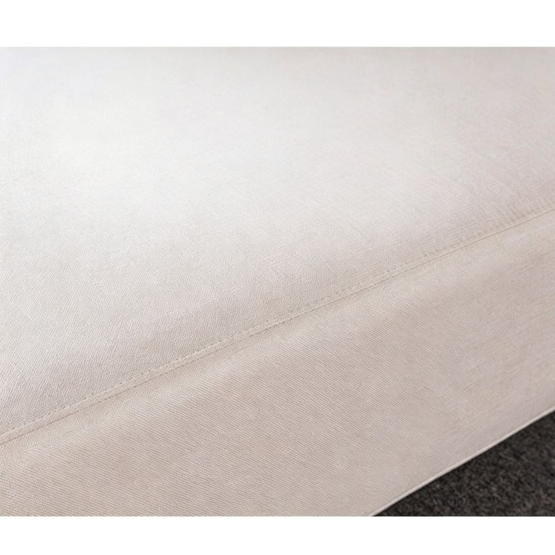 Simple chaise longue de loisir d'intérieur, Left Hand Facing, Beige