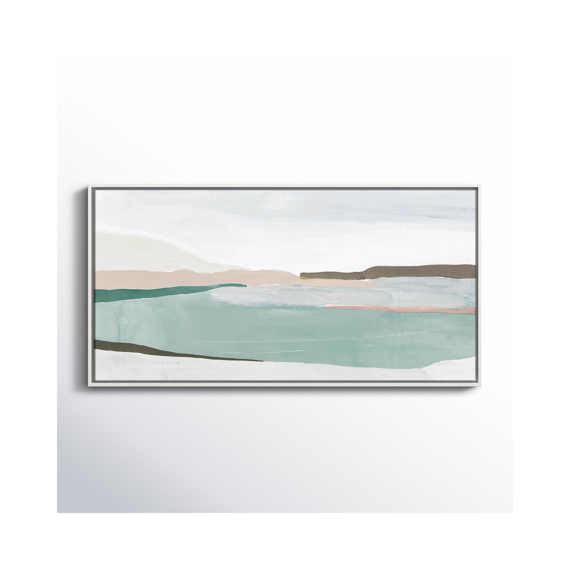 Sole Of The Land II, White, 21.5" H x 41.5" W x 2" D