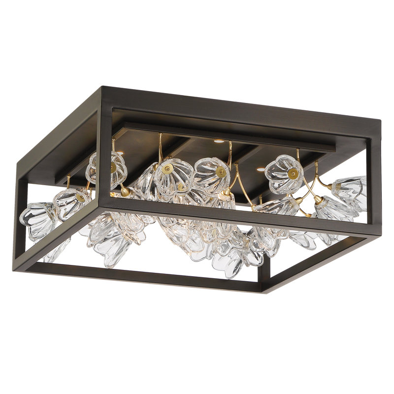 Plafonnier encastré 4 lumières 19 po