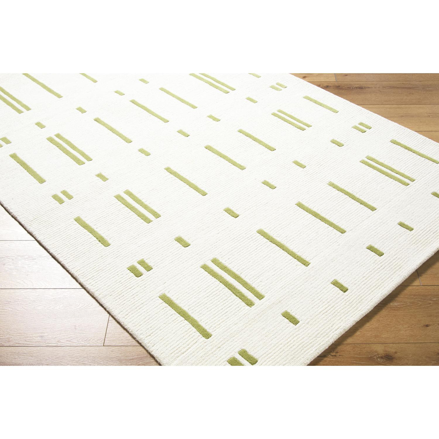 Sametria Hand-Tufted Striped Rug, Rectangle 2' x 3'