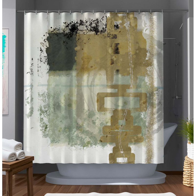Rideau de douche abstrait Jadealeigh