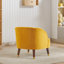 Fauteuil d'appoint rembourré avec pieds en bois-816122638