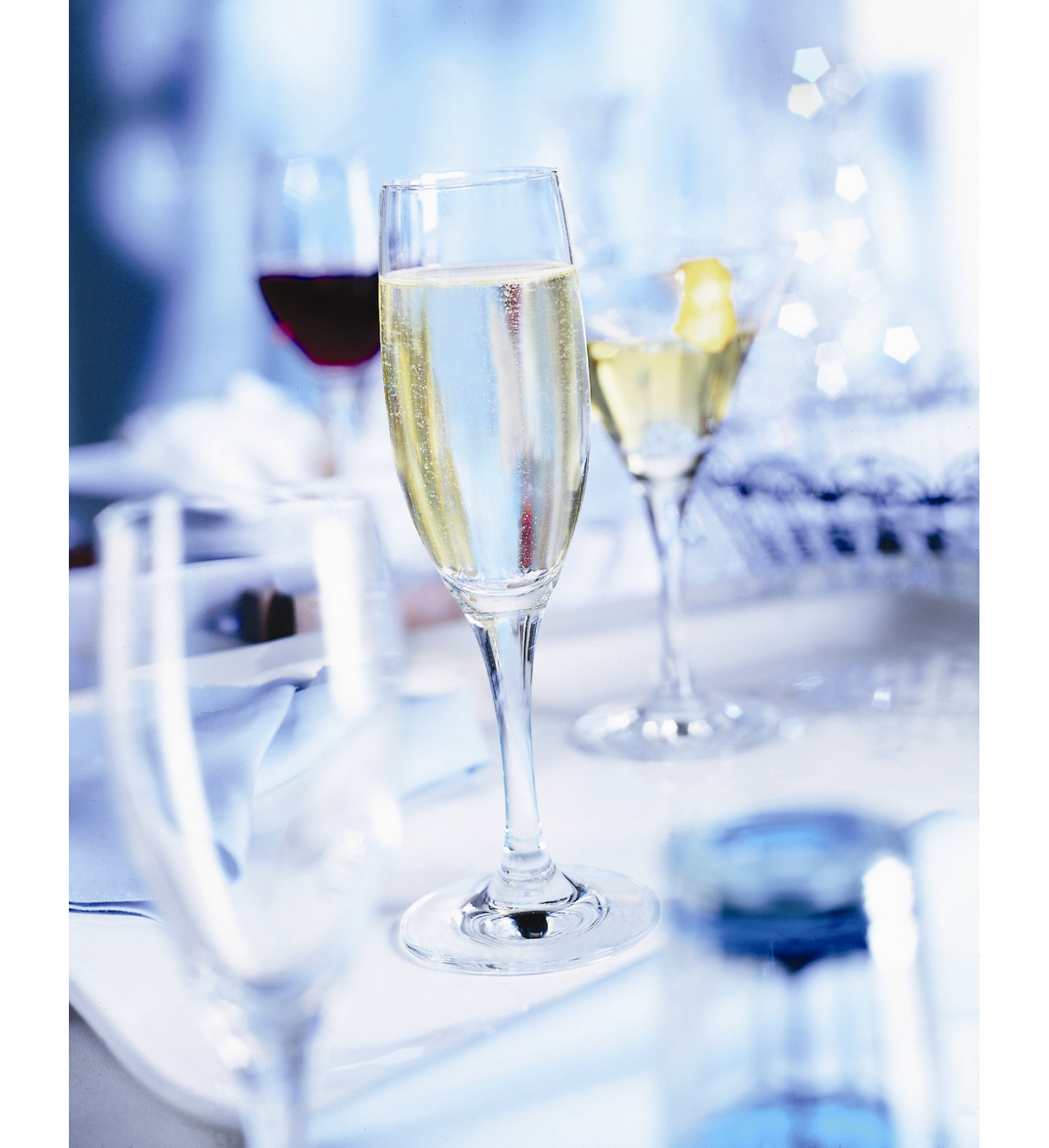 Mondial Crystal Champagne Flute