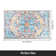 Non-Slip Machine Washable Red/Teal/Gray Oriental Area Rug