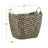 Seagrass Handmade Decorative and Functional Storage Basket with Handles
