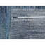 Tapis de couloir bleu nouvel âge noué à la main 4 pi 1 po x 12 pi 2 po Kassab