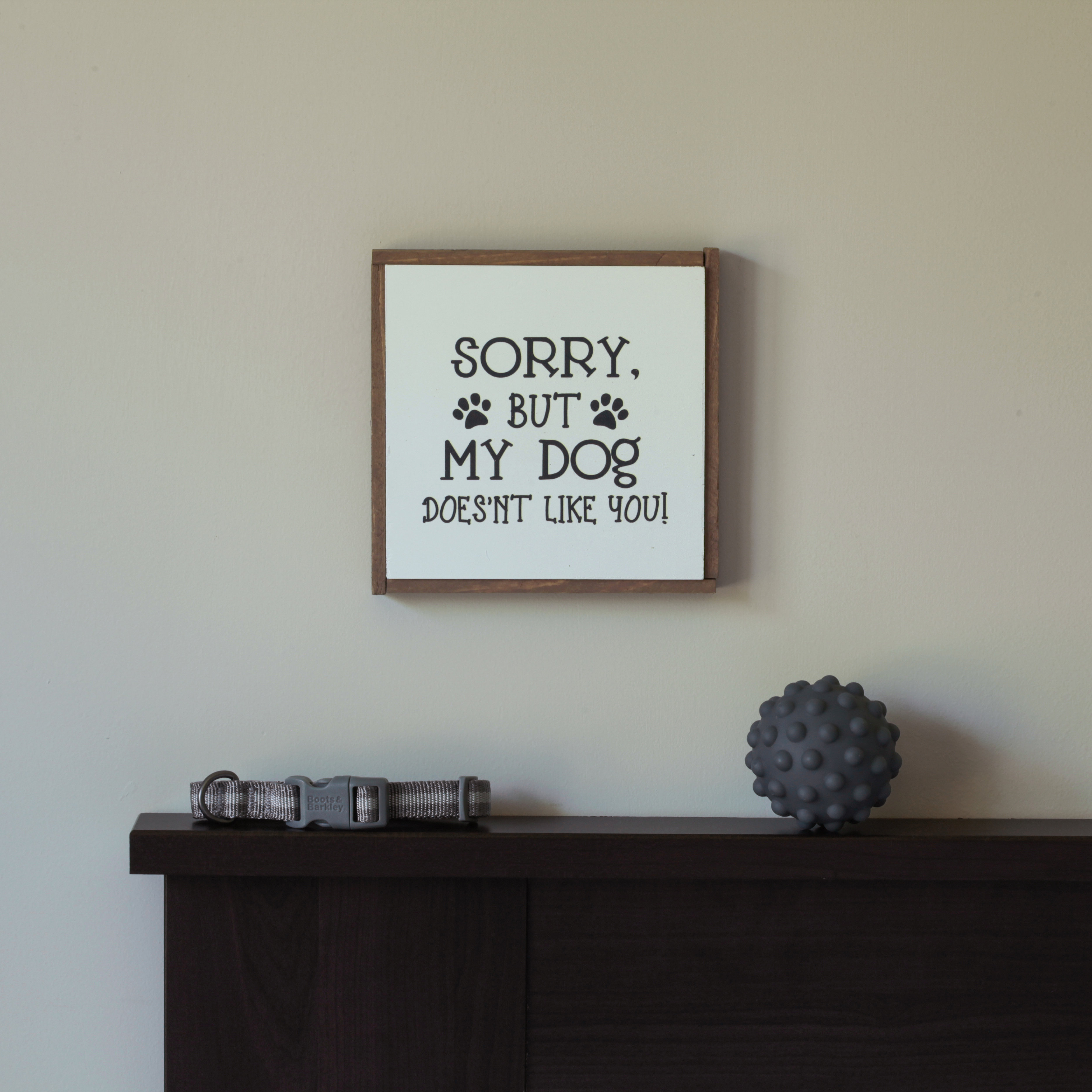 Trinx My Dog Doesn't Like You Pet Wall Décor Wayfair