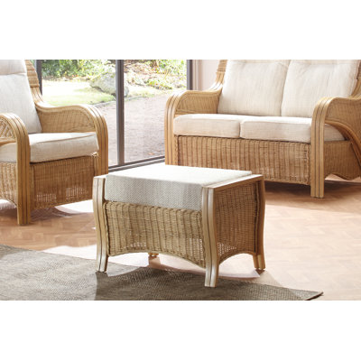 67cm Wide Solid Colour Footstool Ottoman