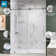 Kw02 66 In. W X 76 In. H Single Sliding Frameless Shower Door With 3/8 In. Clear Glass