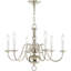 Lustre classique à 6 lumières de style bougie Benedetto-62820063-28328523