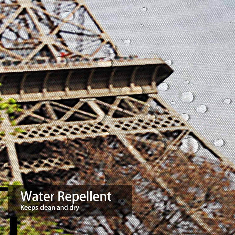 Rideau de douche Paris avec 12 crochets Paris, L 72 po x l 72 po