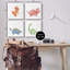 «Fun Nursery Dinosaurs Animals» par Lucille Price - ensemble de 4 impressions-859726423-859697006