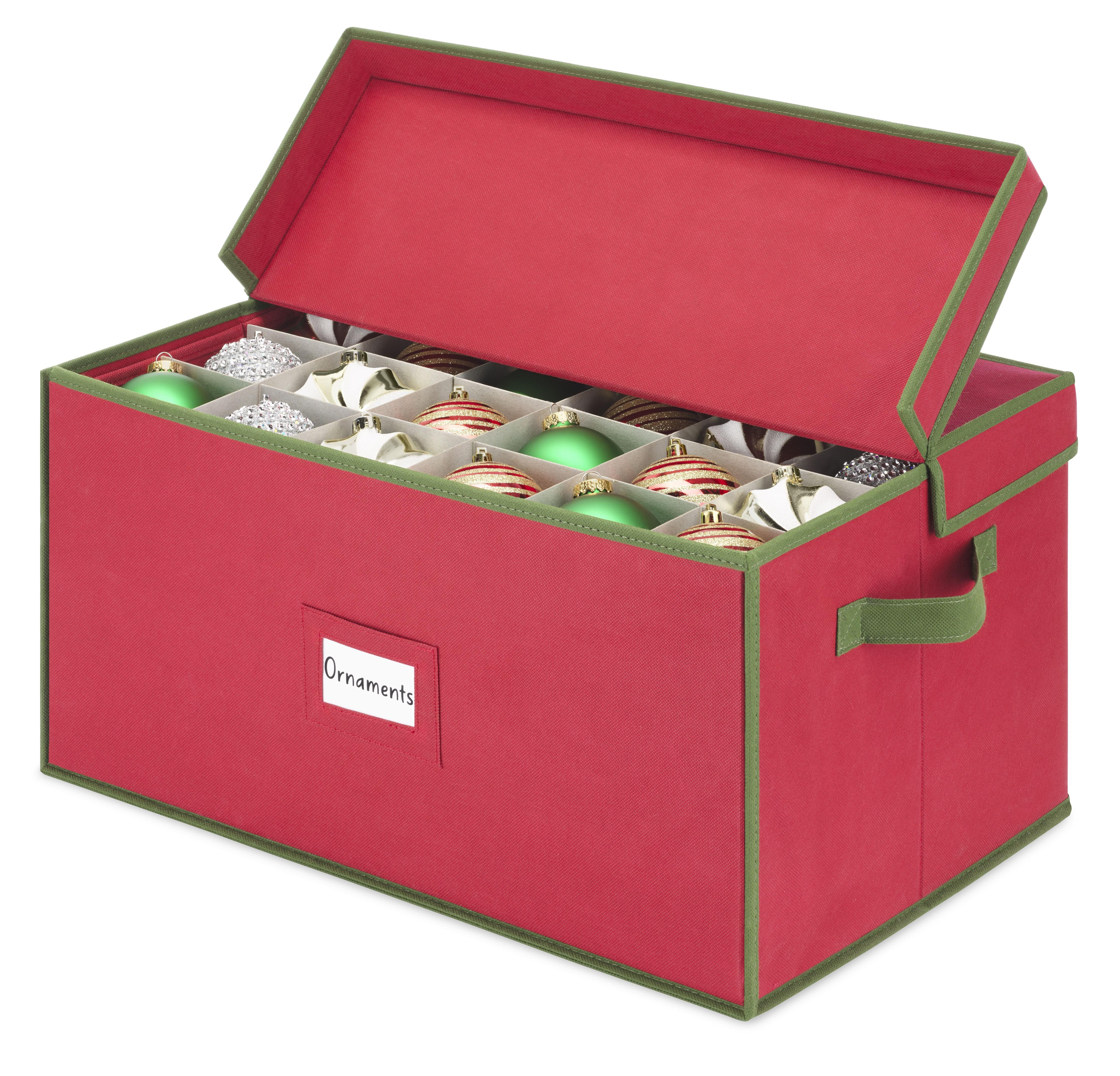 Whitmor Storage Box with Removable Trays - Red w/Green Trim & Reviews | Wayfair