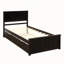 Lit plateforme simple gain de place avec lit gigogne, robuste et durable pour les chambres modernes-1692936462