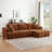 Modular Chenille L-Shape Sectional Sofa-118692000-118691998
