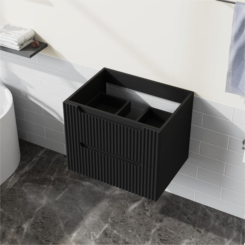 Meuble-lavabo mural flottant de 24 po Goodyo, 19 "H x23.62"W x 18"D