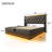 PU Upholstered bed, 360 surround LED function, Buttons/Apps/Remote Control, hydraulic storage bed with USB Type-C charging, Black (No mattress)-1962951514