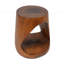 MGO Hollow Side Table, Wood-like texture, Natural Color-1540002435