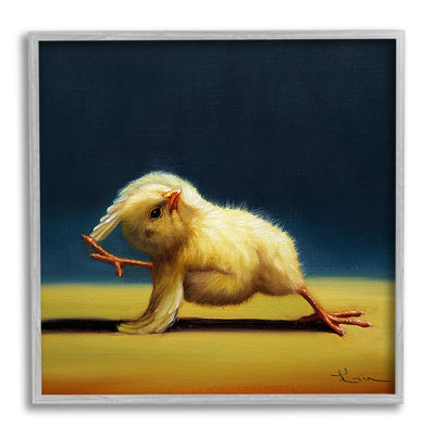 «Yoga Chicks Side Angle Pose», reproduction d'art sur toile encadrée