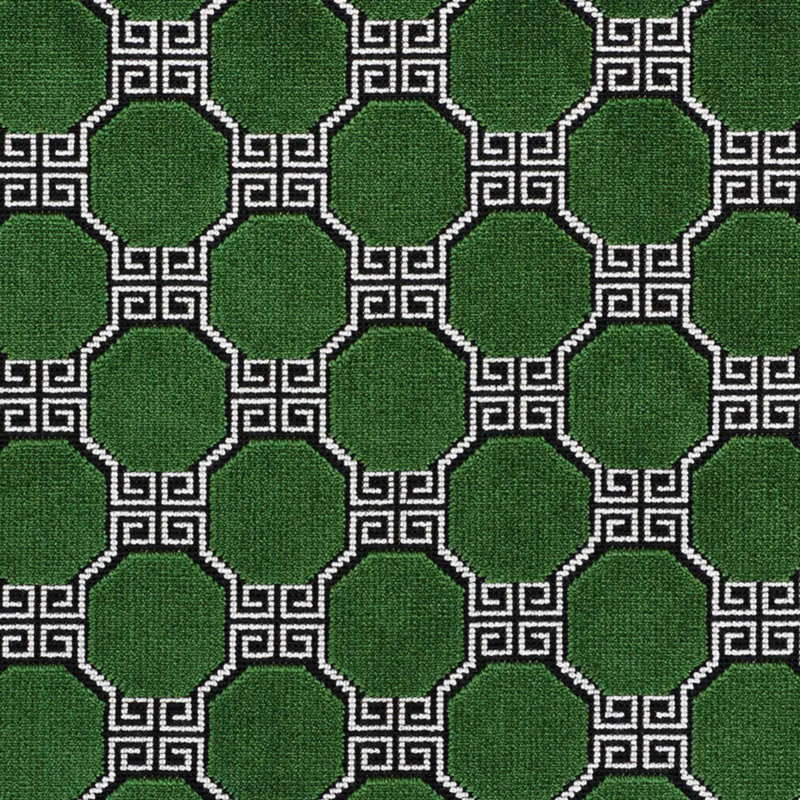 Octavia Velvet Fabric, Emerald