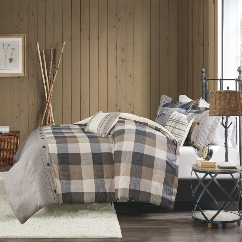 Housse de couette 6 pièces à chevrons multicolores, Édredon double et 6 pièces supplémentaires, Jaune