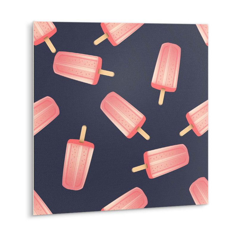 Self Adhesive Vinyl Splashback Wall Tiles Sticker Peel Stick set 9 pieces 30x30 cm ice lolly
