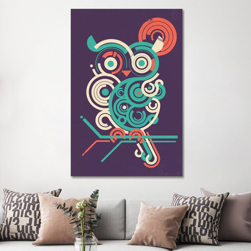 Owl 2.0 by Jay Fleck - Wrapped Canvas Print, 152.5 cm H x 101.5 cm W