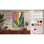 Petals and Geometry Geometric 1 Piece Wrapped Canvas Wall Art-240255745-240255753