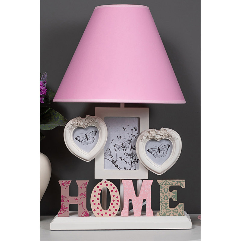 Lampe de table 20 po Gaitani, Rose, Rose