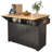 Storage Kitchen Island with 2 Drop Leaf,3 Drawers-445144056