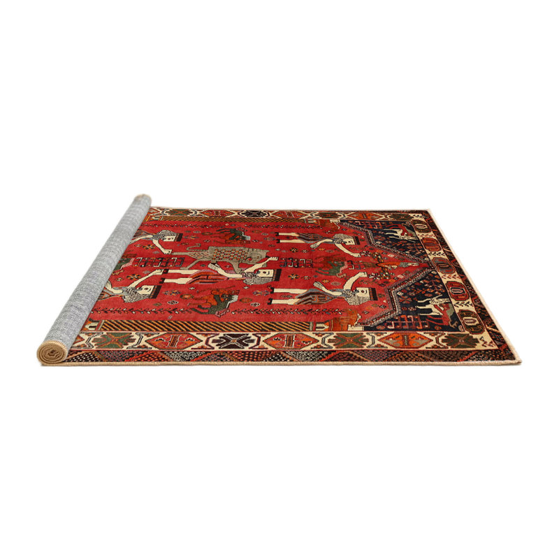 Causby Oriental Indoor Rug, Round 3'
