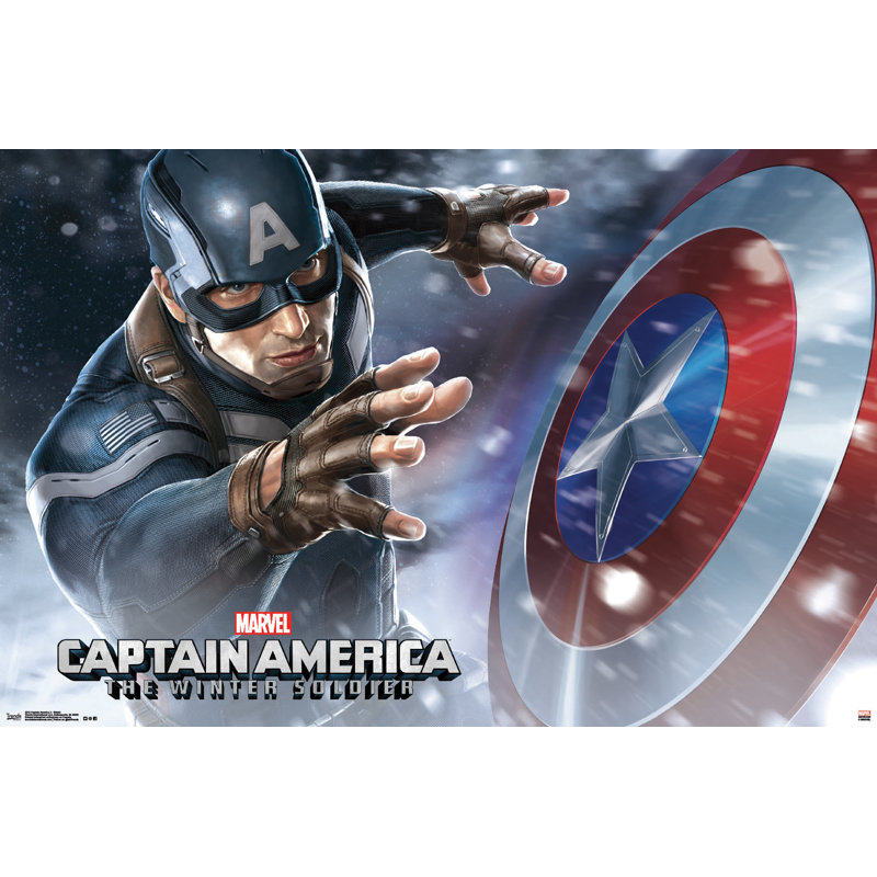 Impression sur papier 2-shield pour l’amérique du capitaine