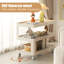 Table d'appoint mobile de style crème