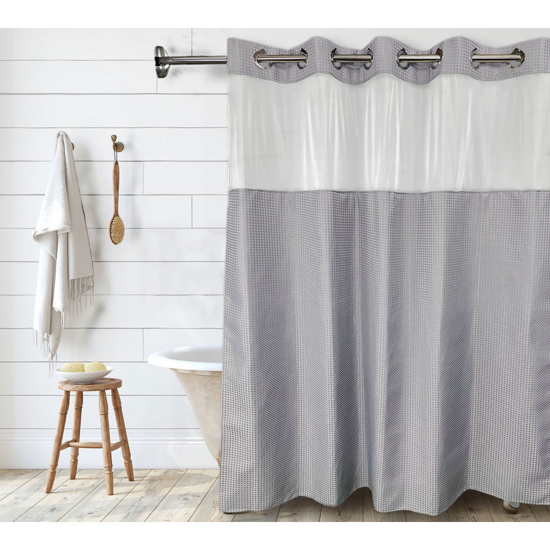 Geometric Shower Curtain with Liner Included Hang2it