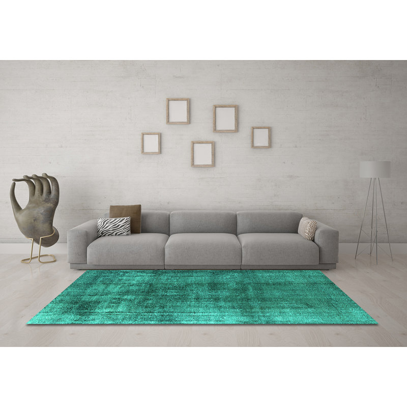 Fraukje Performance Abstract Indoor Rug, Square 7'
