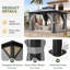 Pavillon de jardin permanent 12 pi x 12 pi avec cadre en aluminium avec rideaux et filet