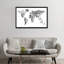 «Typographique Text World Map V» par Michael Tompsett, reproduction d'art sur toile-1816749469-1753379028-1753379031