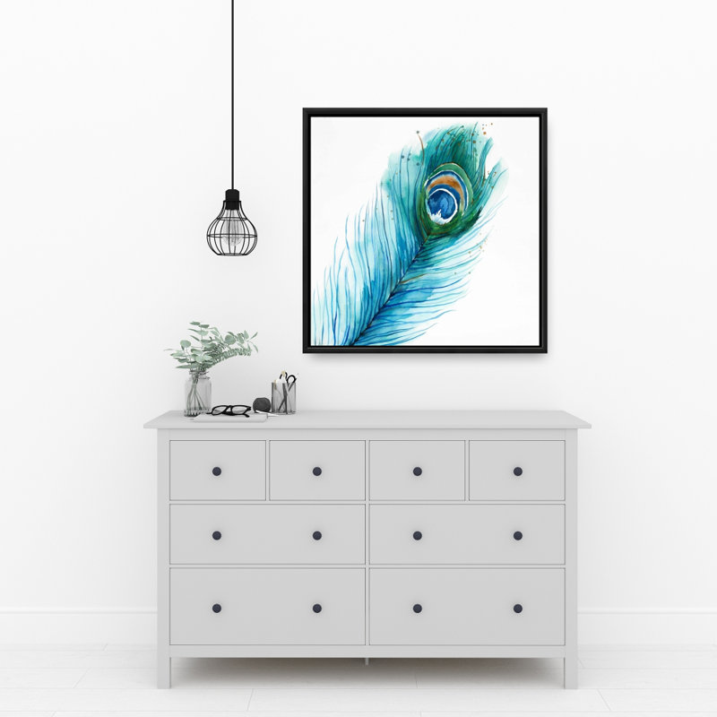 " Long Peacock Feather "