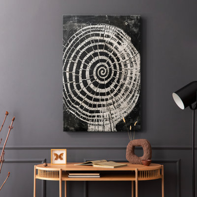 Série ABSTRACT CLV III - Toile tendue avec châssis Premium - Prêt à être accroché