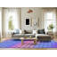 Tapis en chenille mauve-68680114
