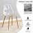 7-Piece Round Dining Table Set — Tempered Glass Top Dining Table And Chairs-2126933179