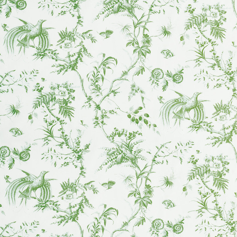 Tissu 100% coton Toile de La Prairie, Vert