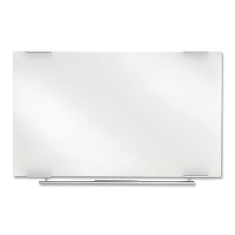 48" x 36" Frameless Ultra White Glass Dry Erase Board