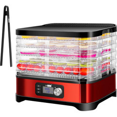 NutriChef Food Dehydrator Machine | Dehydrate Beef Jerky, Meats, Mushrooms,  Fruits & Vegetables | Great For At Home Use | Uses High-Heat Circulation
