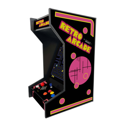 Tabletop Arcade Machine with 19" Monitor and 516 Retro Games - Fully Assembled