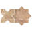 Tech Land Star & Cross Fire 6" x 12" Porcelain Singular Wall Floor Use Tile