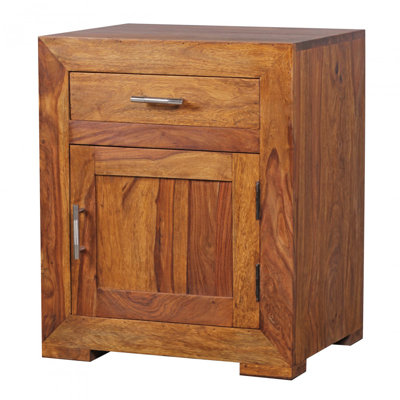 Medway 50cm W Solid Wood Bedside Table