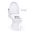 TOTO Ultramax WASHLET+ S7A One-Piece Elongated 1.6 GPF Universal Height Toilet with CEFIONTECT, Cotton White - MW6084736CSFG#01