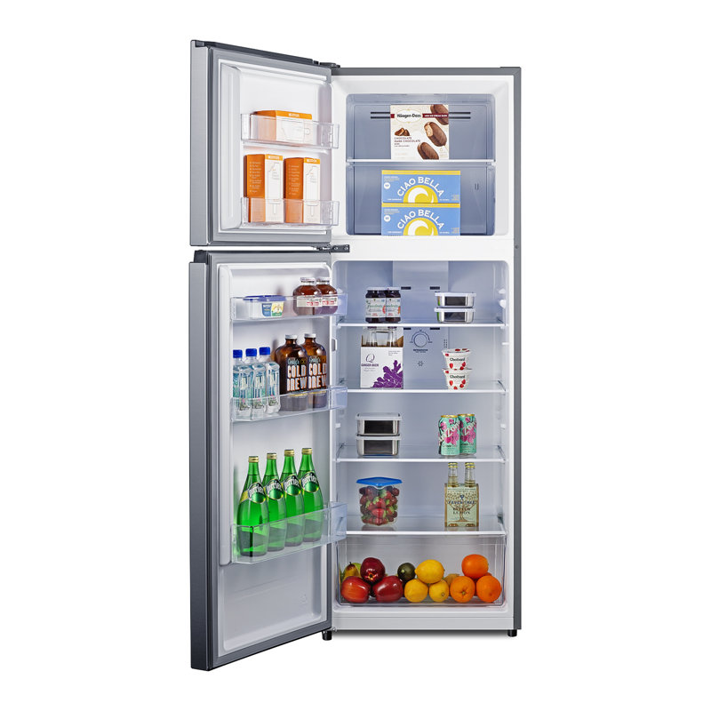Summit Appliance 24" Wide Top Mount Refrigerator-Freezer, Left Handed