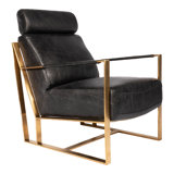 Paradiso 24.5" Wide Genuine Leather Armchair